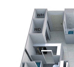 Avery 2 Bedroom 2 Bath Floorplan Avery 2 Bedroom 2 Bath Floorplan at Cycle Apartments, Ft. Collins, CO 80525